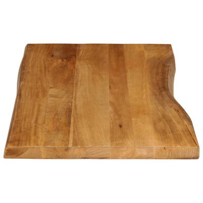 vidaXL Tafelblad met natuurlijke rand 120x60x3,8 cm massief mangohout