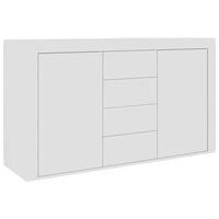 vidaXL Dressoir 120x36x69 cm bewerkt hout wit