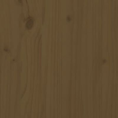 vidaXL Plantenbak verhoogd 121x50x57 cm massief grenenhout honingbruin