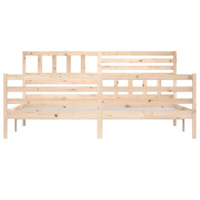 vidaXL Bedframe massief hout 180x200 cm