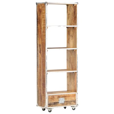 vidaXL Boekenkast 56x28x163 cm massief ruw mangohout