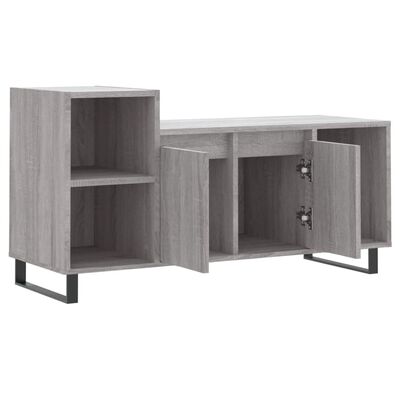 vidaXL Tv-meubel 100x35x55 cm bewerkt hout grijs sonoma eikenkleurig