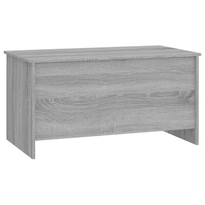 vidaXL Salontafel 102x55,5x52,5 cm bewerkt hout grijs sonoma eiken