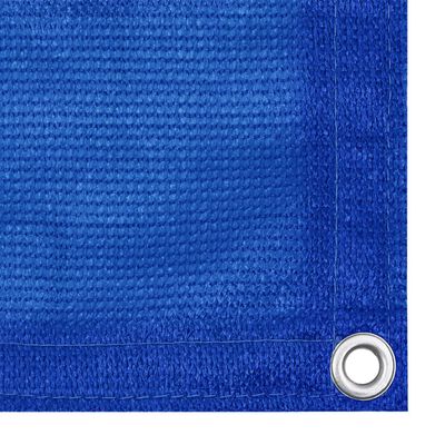 vidaXL Tenttapijt 200x400 cm HDPE blauw