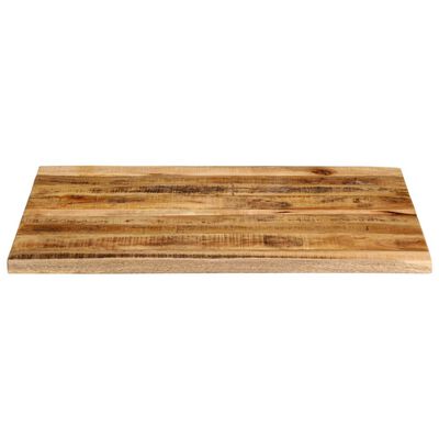 vidaXL Tafelblad met natuurlijke rand 110x80x2,5 cm massief mangohout