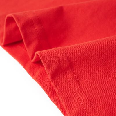 Kindershirt 116 rood