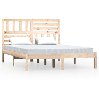 vidaXL Bedframe massief grenenhout 120x200 cm