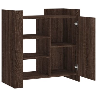 vidaXL Dressoir 73,5x35x75 cm bewerkt hout bruin eikenkleur