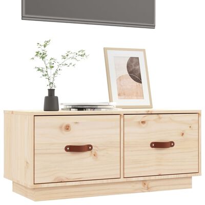 vidaXL Tv-meubel 80x34x35 cm massief grenenhout