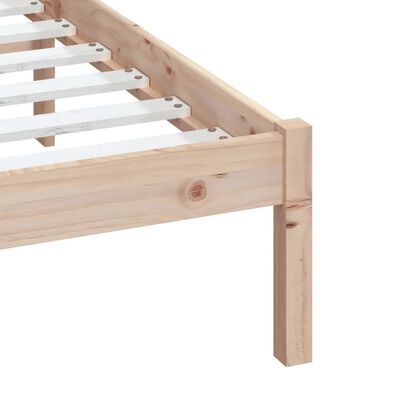 vidaXL Bedframe massief hout 120x190 cm