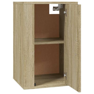 vidaXL Tv-wandmeubels 2 st 40x34,5x60 cm sonoma eikenkleurig