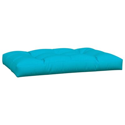 vidaXL Palletkussens 7 st stof turquoise