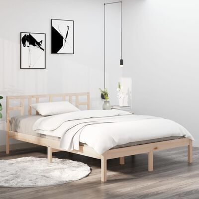 vidaXL Bedframe massief hout 200x200 cm