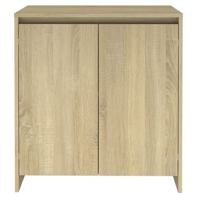 vidaXL Dressoir 70x41x75 cm bewerkt hout sonoma eikenkleurig