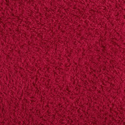 vidaXL Saunadoeken SOLUND 10 st 600 g/m² 80x200 cm rood