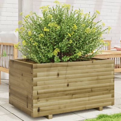 vidaXL Plantenbak 90x60x49,5 cm geïmpregneerd grenenhout