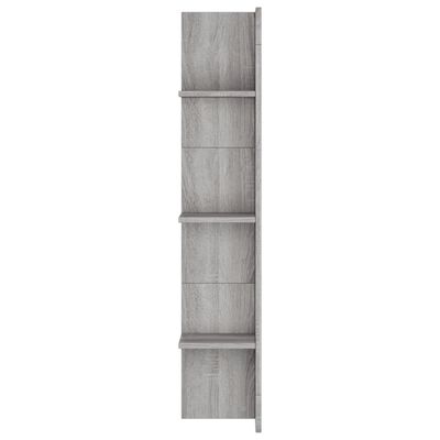 vidaXL Tv-meubel 152x22x113 cm bewerkt hout grijs sonoma eikenkleurig