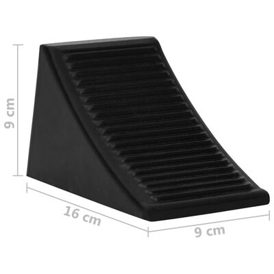 vidaXL Wielblokken 4 st 16x9x9 cm rubber