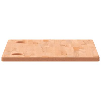 vidaXL Bureaublad 100x60x2,5 cm massief beukenhout