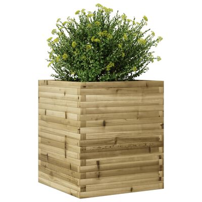 vidaXL Plantenbak 60x60x68,5 cm geïmpregneerd grenenhout