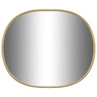 vidaXL Wandspiegel 30x25 cm goudkleurig
