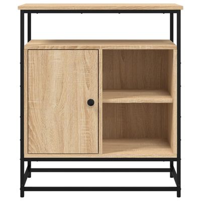 vidaXL Dressoir 69x35x80 cm bewerkt hout sonoma eikenkleurig