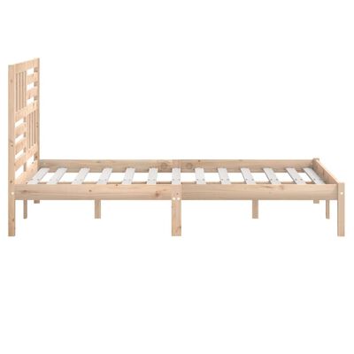 vidaXL Bedframe massief grenenhout 120x200 cm