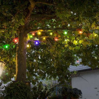 KONSTSMIDE Feestverlichting met 10 lampen uitbreidingsset meerkleurig