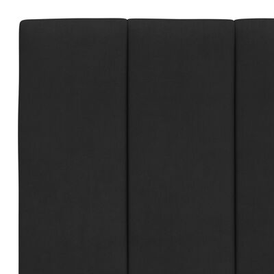 vidaXL Hoofdbordkussen 90 cm fluweel zwart