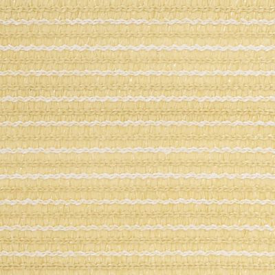 vidaXL Tenttapijt 250x250 cm HDPE beige