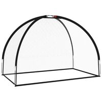 vidaXL Golftrainingsnet 300x150x210 cm polyester zwart