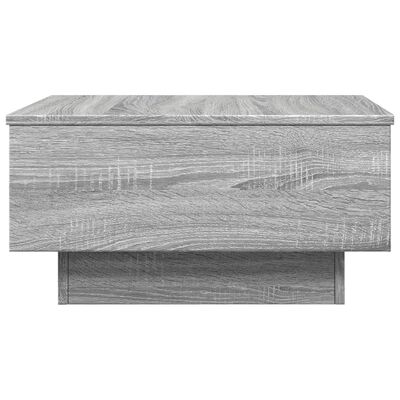 vidaXL Salontafel 60x45x31 cm bewerkt hout grijs sonoma eikenkleurig