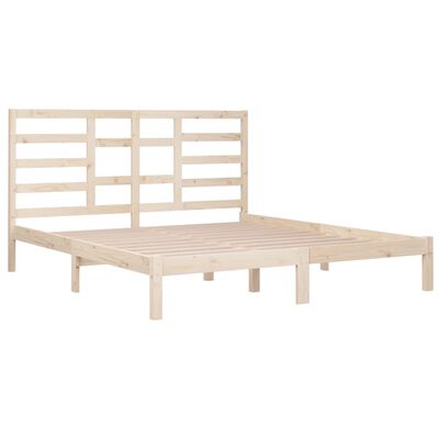 vidaXL Bedframe zonder matras massief hout 180x200 cm