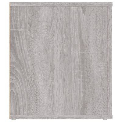 vidaXL Tv-meubel 100x35x40 cm bewerkt hout grijs sonoma eikenkleurig