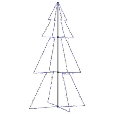 vidaXL Kegelkerstboom 300 LED's binnen en buiten 120x220 cm