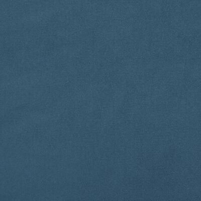 vidaXL Hoofdbord 100x7x78/88 cm fluweel donkerblauw