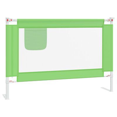 vidaXL Bedhekje peuter 100x25 cm stof groen