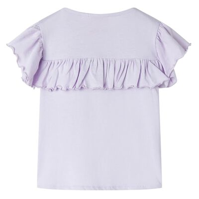 Kindershirt 128 lila