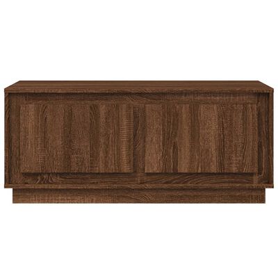 vidaXL Salontafel 102x50x44 cm bewerkt hout bruin eikenkleur