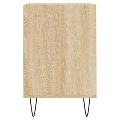 vidaXL Tv-meubel 160x35x55 cm bewerkt hout sonoma eikenkleurig