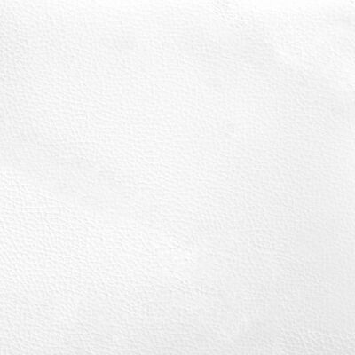 vidaXL Hoofdbordkussen 90 cm kunstleer zwart en wit