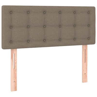 vidaXL Hoofdbord 100x5x78/88 cm stof taupe