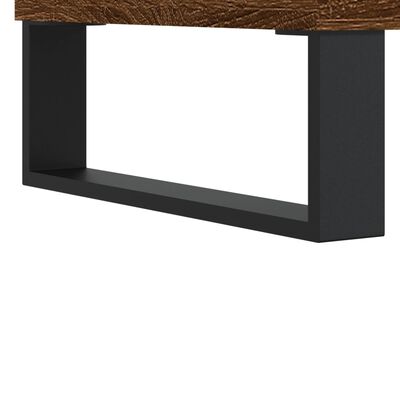 vidaXL Salontafel 90x60x35 cm bewerkt hout bruin eikenkleur