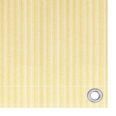 vidaXL Balkonscherm 120x300 cm HDPE beige