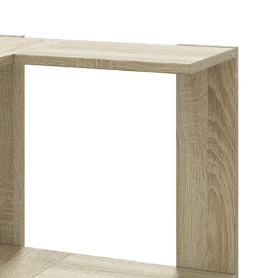 vidaXL Boekenkast 5-laags hoek 50x50x179 cm bewerkt hout sonoma eiken