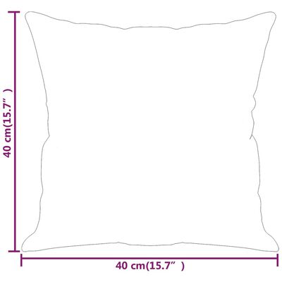 vidaXL Sierkussens 2 st 40x40 cm fluweel donkergroen