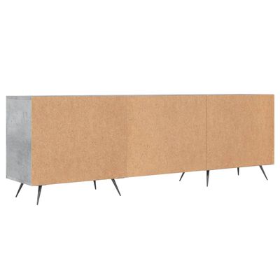 vidaXL Tv-meubel 150x30x50 cm bewerkt hout betongrijs