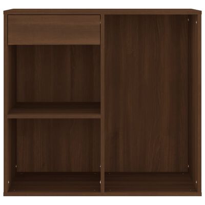 vidaXL Cosmeticakast 80x40x75 cm bewerkt hout bruin eikenkleur