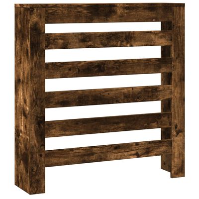 vidaXL Radiatorombouw 78x20x82 cm bewerkt hout gerookt eikenkleurig