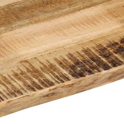 vidaXL Tafelblad met natuurlijke rand 140x60x3,8 cm massief mangohout